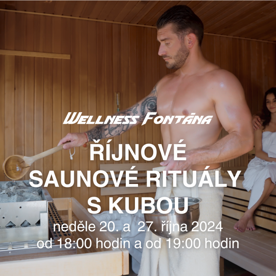 Říjnové saunové rituály s Kubou